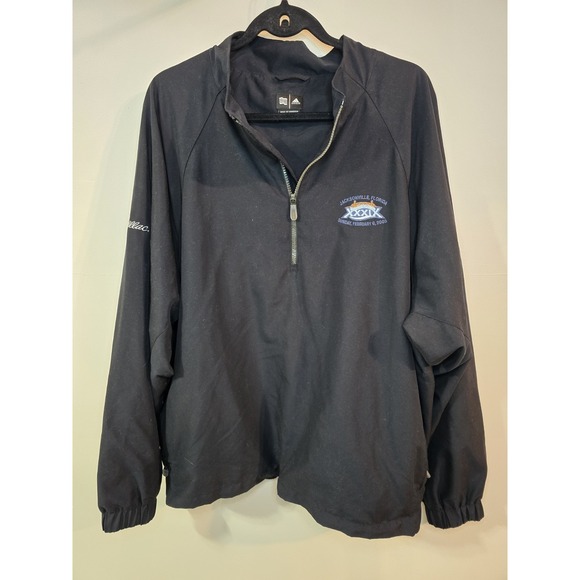 adidas Other - Adidas Super Bowl XXXIX 1/4 Zip Jacket 2005 Jacksonville Cadillac ClimaShell XL